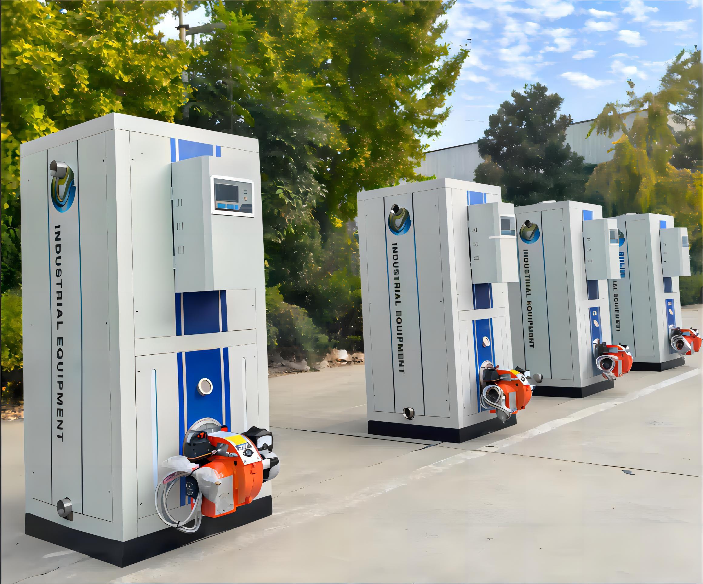 多臺模塊式燃油燃氣熱水鍋爐用于新疆和田地區邊疆部隊供暖洗浴